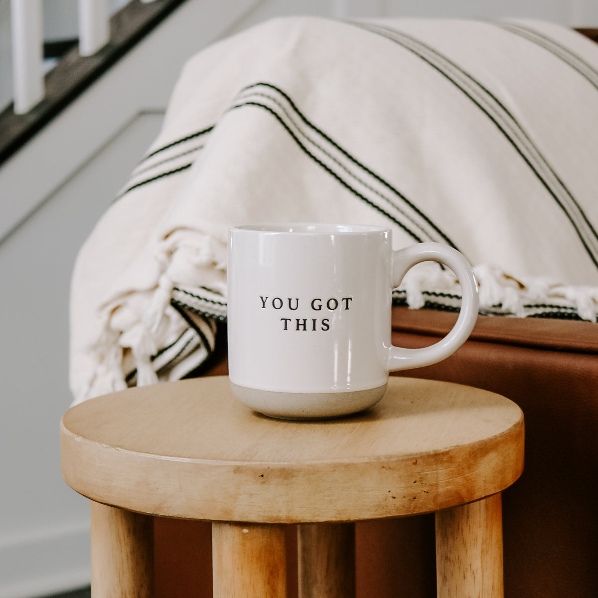 You Got This - Cream Stoneware Coffee Mug - 14 oz