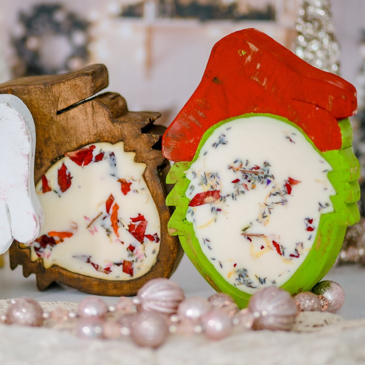 Grinch Christmas Dough Bowl Candle