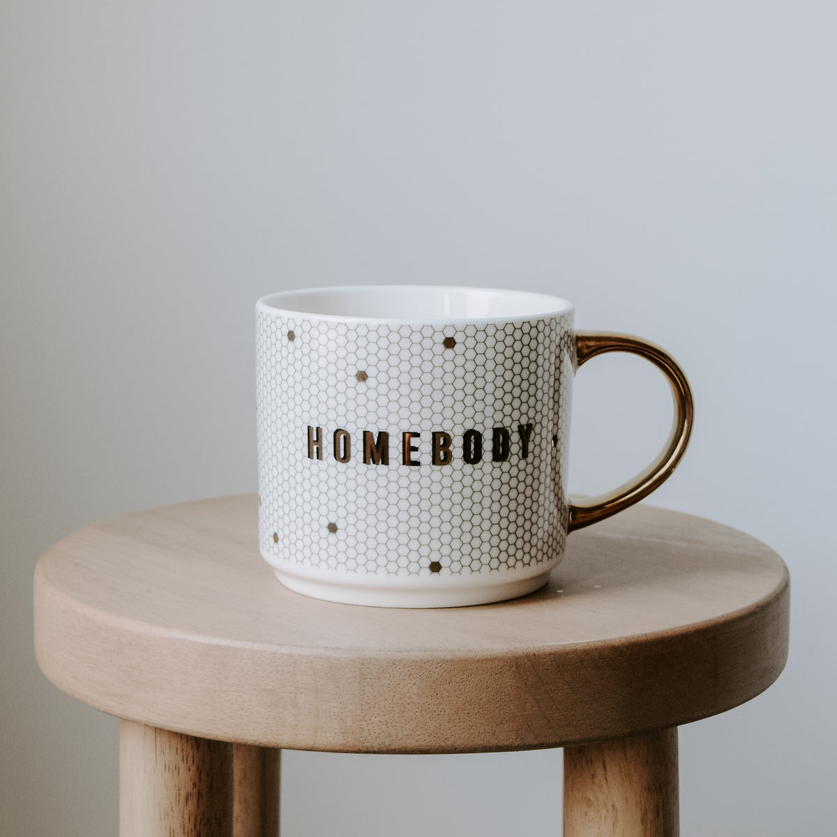 Homebody Gold Tile Coffee Mug - 17 oz